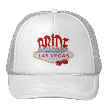 Casquette de JEUNE MARIÉE de Las Vegas