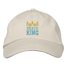 Casquette de ROI de PLAGE Casquette De Baseball Brodée