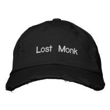 Casquette perdu de moine casquette brodée
