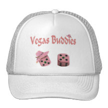 Casquette rose d'amis de Vegas de matrices