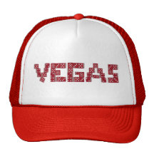 Casquette rouge de matrices de VEGAS