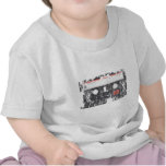 Cassette van de band verdween versleten verontrust t shirts