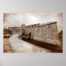 Castillo DE La Real Fuerza, Havana, Cuba Plaat