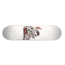 Castor fâché plateaux de planche à roulettes