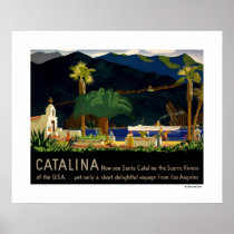 Catalina par Otis Shepard, C. 1935. Affiche