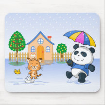 Catie & Bernie Rain Muismat