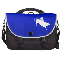 Cavalier de Taureau bleu Sacoche Pour Ordinateurs Portables