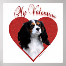 Cavalier mon affiche de Valentine