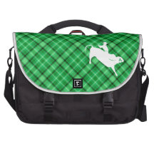 Cavalier vert de Taureau Sacoche Pour Ordinateur Portable