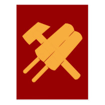 cccp URSS de popsicle de marteau et de popsickle cartes postales