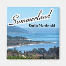 CD de Kunst "Summerland " van de Dekking Koelkast Magneetjes