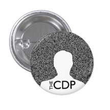 CDP de Witte Knoop van het Lawaai Speld Buttons
