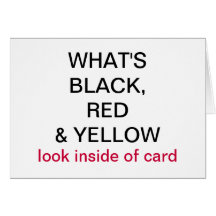 Ce qui est carte noire, rouge et jaune de drapeau 