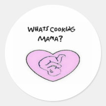 ce qui fait cuire la maman autocollant