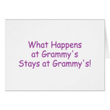 Ce qui se produit au pourpre de Grammys Cartes De Vœux
