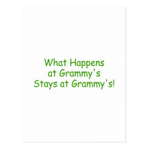 Ce qui se produit au vert de Grammys Cartes Postales