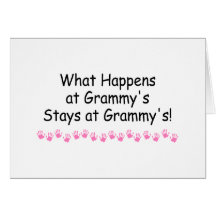 Ce qui se produit chez Grammys avec Handprints ros Cartes De Vœux