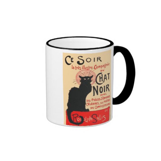 Ce Soir Le Chat Noir, Théophile Steinlen Mug À Café