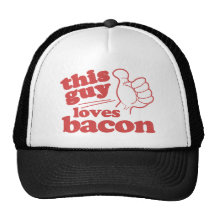 Ce type aime le lard casquettes