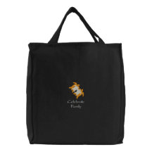 Célébration de parents sacs fourre-tout brodés