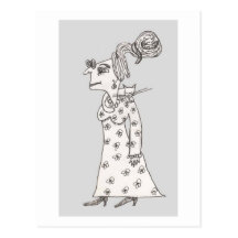 Célibataire Agnus et les chats de sommeil Cartes Postales
