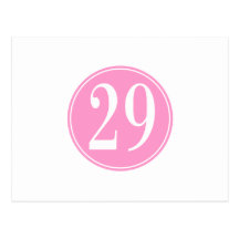 Cercle #29 rose carte postale