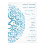 Cercle d'Aqua de faire-part de mariage d'arbre d'a