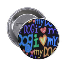 cercle de chien badges avec agrafe