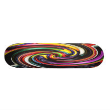Cercle de patineur plateaux de skateboards customisés