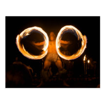 Cercles de feu carte postale