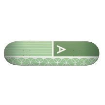 Cercles de vert sauge ; Cercle Plateaux De Skateboards Customisés