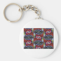 Cercles tordus porte-clefs