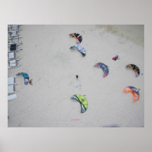 Cerfs-volants de haute (kiteboard de kitesurf kite posters