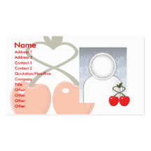 Cerises - affaires carte de visite