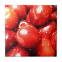 Cerises Carreaux En Céramique