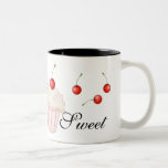 Cerises de n de petits gâteaux ' tasses