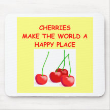 cerises tapis de souris