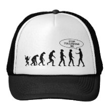 Cessez de me suivre des chapeaux casquettes de camionneur