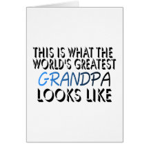 C'est ce qui le plus grand grand-papa du monde (2) carte de vœux