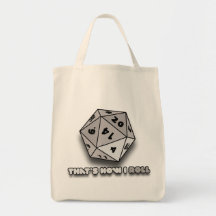 C'est comment je roule d20 sacs