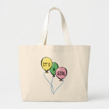 C'est des ballons d'une fille sac en toile