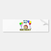 C'est mon anniversaire avec l'adhésif pour pare-ch autocollant pour voiture
