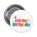 C'est mon bouton de lettres d'anniversaire pin's