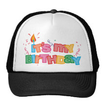 C'est mon chapeau de lettres d'anniversaire casquette