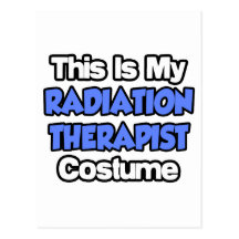 C'est mon costume de thérapeute de rayonnement cartes postales