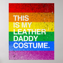 C'EST MON COSTUME EN CUIR DE PAPA POSTERS
