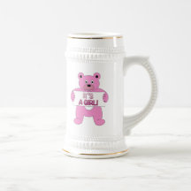 C'est un ours de rose de fille tasse