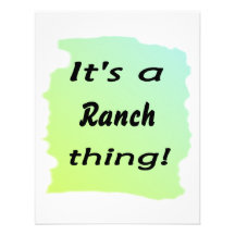 C'est une chose de ranch ! invitation
