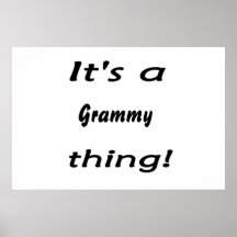 C'est une chose grammy ! poster