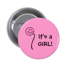 C'est une FILLE ! - bouton Badges